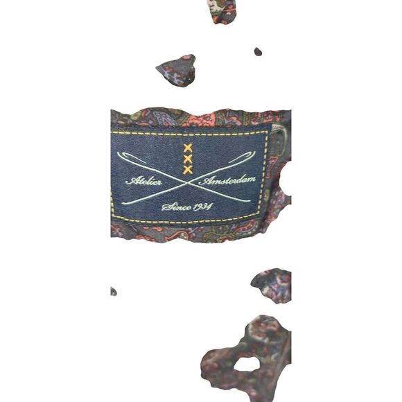 The Society Shop Men's Custom Made Wool Navy 1 of 1 Blazer 38 Short - Picture 7 of 9